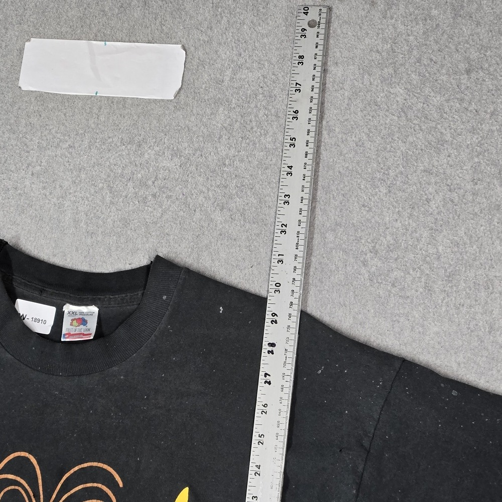 VINTAGE Taco Bell Men Shirt XXL Black 90s USA Bullwinkle Short Sleeve READ - Picture 14 of 16